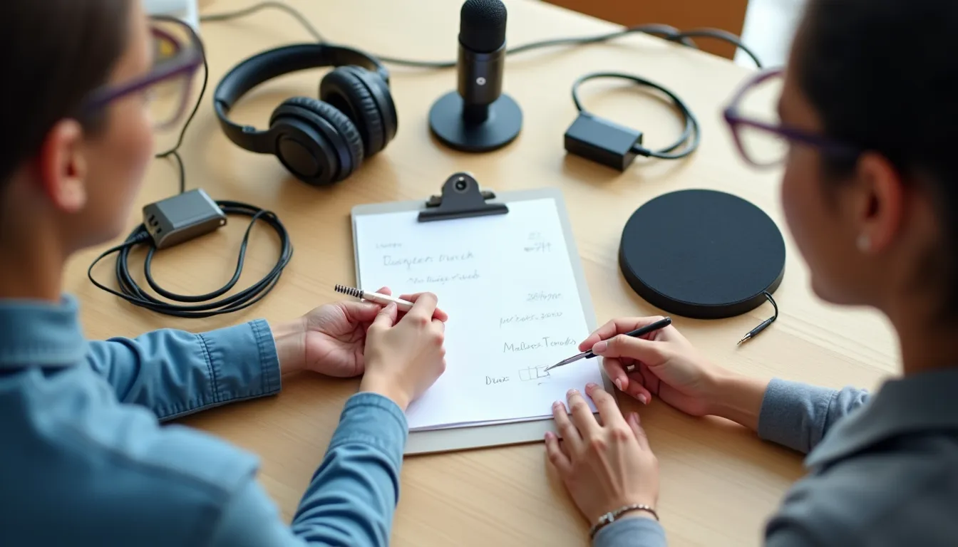 Podcast-Equipment-Checkliste